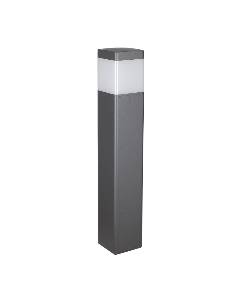 CHICAGO * BALIZA EXTERIOR GRIS OSCURO CUA. 65CM IP65 E27