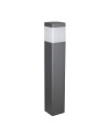 CHICAGO * BALIZA EXTERIOR GRIS OSCURO CUA. 65CM IP65 E27