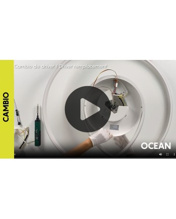 OCEAN * PLAFÓN / VENTILADOR - NEGRO