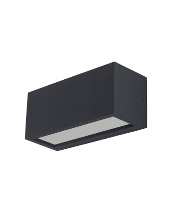 UTAH * APLIQUE EXTERIOR GRIS OSCURO  IP65 - 1L*E27