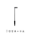 NAGANO * BALIZA LED 7W 3000K NEGRO