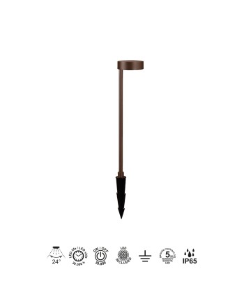 NAGANO * BALIZA LED 7W 3000K CORTEN