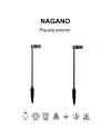 NAGANO * BALIZA LED 7W 3000K CORTEN