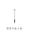AKITA * BALIZA LED 12W H.60 3000K NEGRO