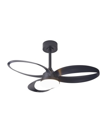 INFINITY FAN * Ventilador NEGRO LED 20W-3000K-5000K