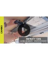 INFINITY FAN * Ventilador NEGRO LED 20W-3000K-5000K