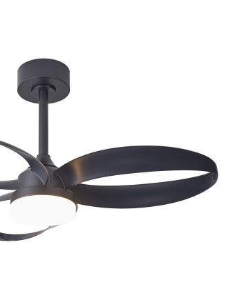 INFINITY FAN * Ventilador NEGRO LED 20W-3000K-5000K