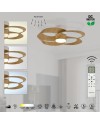 ROSE* PLAFÓN / VENTILADOR - BLANCO+MADERA