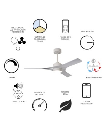 THAI * PLAFÓN / VENTILADOR - BLANCO