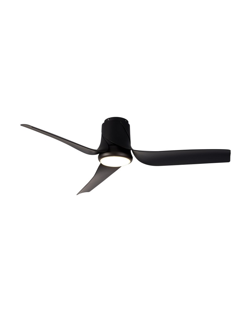 USHUAIA * PLAFÓN / VENTILADOR - NEGRO