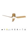 USHUAIA * PLAFÓN / VENTILADOR - BLANCO+MADERA