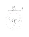 GROENLAND XS * PLAFÓN / VENTILADOR - BLANCO