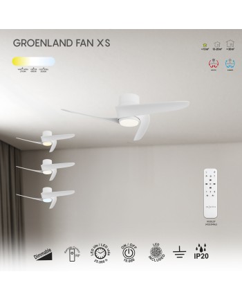 GROENLAND XS * PLAFÓN / VENTILADOR - BLANCO