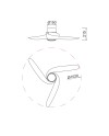 GROENLAND S* PLAFÓN / VENTILADOR - BLANCO