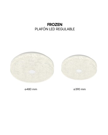 FROZEN * PLAFÓN LED DIMABLE BLANCO REDONDO 38CM - CON MANDO