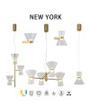 NEW YORK * APLIQUE LED 3000K 6W - DOBLE