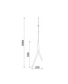 MODULAR LIGHT * COLGANTE ARRECIFE ( 2 L ) NEGRO