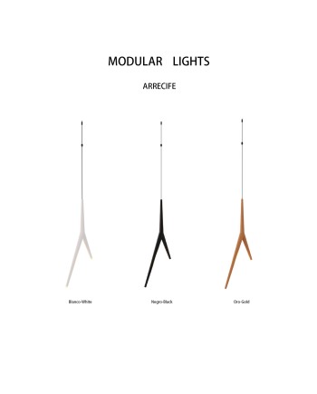 MODULAR LIGHT * COLGANTE ARRECIFE ( 2 L ) ORO