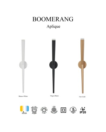 BOOMERANG * APLIQUE BOOMERANG ( 1 L ) NEGRO