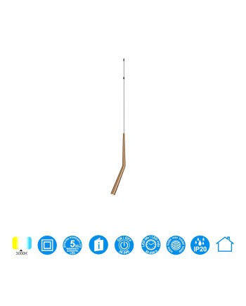 MODULAR LIGHT * COLGANTE BOOMERANG ORO