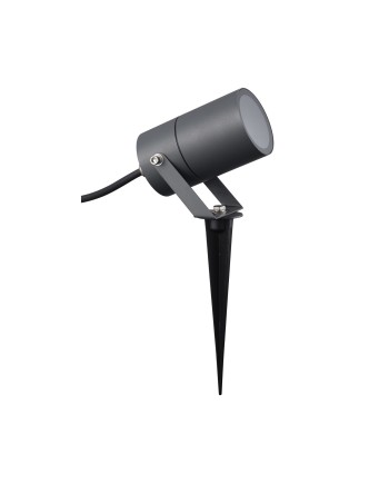 QUEBEC * PIQUETA EXTERIOR IP65 GU10 GRIS OSCURO