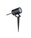 QUEBEC LED * PIQUETA EXTERIOR 10W 3000K IP65 NEGRO