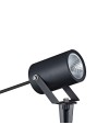 QUEBEC LED * PIQUETA EXTERIOR 10W 3000K IP65 NEGRO