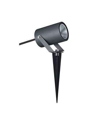 QUEBEC LED * PIQUETA EXTERIOR 10W 3000K IP65 GRIS OSCURO