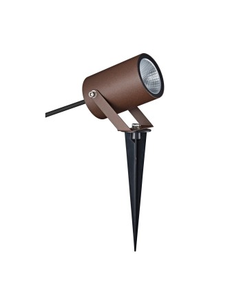 QUEBEC LED * PIQUETA EXTERIOR 10W 3000K IP65 CORTEN
