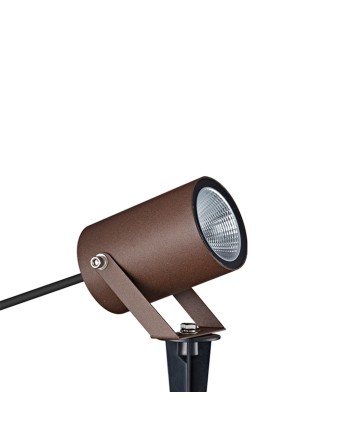 QUEBEC LED * PIQUETA EXTERIOR 10W 3000K IP65 CORTEN