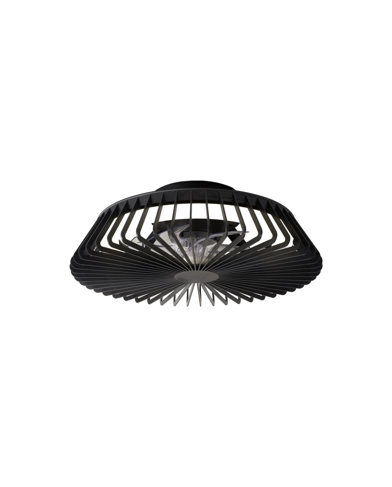 HIMALAYA * VENTILADOR NEGRO 35W PLAFÓN LED 70W CON MANDO Y APP