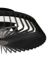 HIMALAYA * VENTILADOR NEGRO 35W PLAFÓN LED 70W CON MANDO Y APP