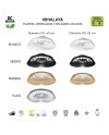 HIMALAYA * VENTILADOR NEGRO 35W PLAFÓN LED 70W CON MANDO Y APP
