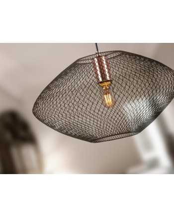 I3-MELANY- LAMPARA 1L NEGRO-COBRE