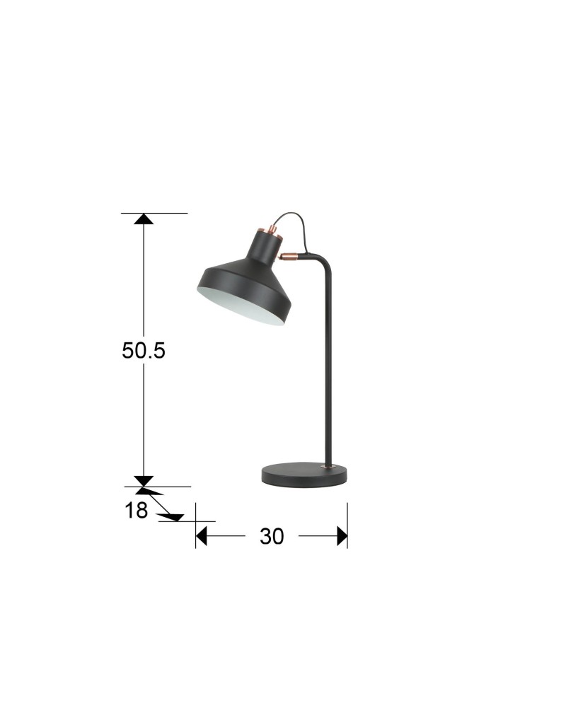 I3-IRIAS- SOBREMESA 1L NEGRO-COBRE