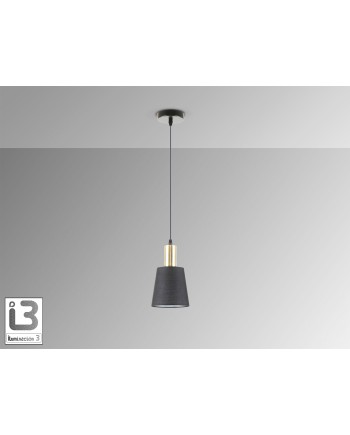 I3-GISELA-LAMPARA 1L NEGRO-LATON
