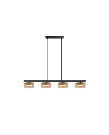 I3-OLAIA- LAMPARA 4L NEGRO-AMBAR