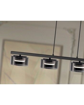 I3-OLAIA- LAMPARA 4L NEGRO-SMOKY