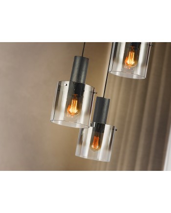 I3-VENIZE- LAMPARA 3L NEGRO-SMOKE