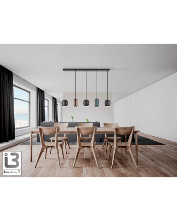 I3-NIMES- LAMPARA 5L NEGRO-COLORES