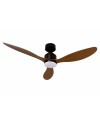 Ventilador Aura Negro Madera