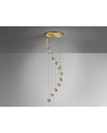 LAMPARA 12L·AQUARIA·ORO MATE