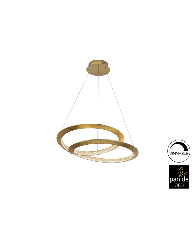 ETERNITY- LAMPARA PAN ORO Ø60