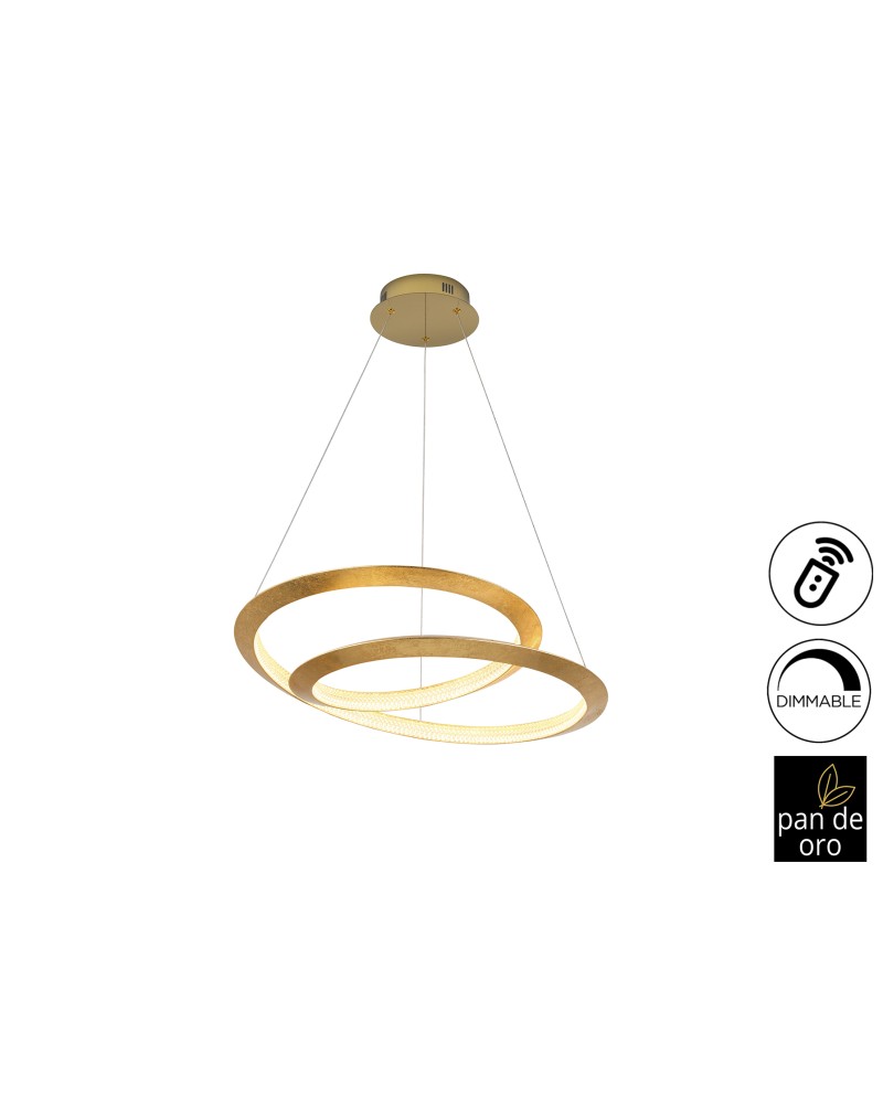 ETERNITY- LAMPARA PAN ORO Ø60 DIM