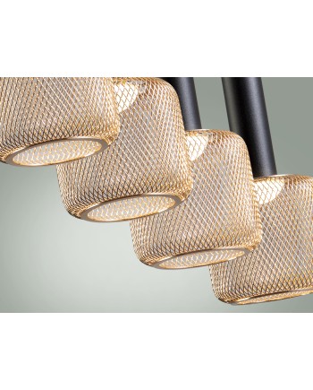 LAMPARA 4L ·SINCRO· NEGRO/ORO