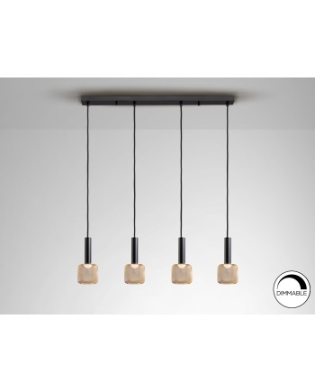 LAMPARA 4L ·SINCRO· NEGRO/ORO