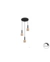LAMPARA 3L ·SINCRO· NEGRO/ORO