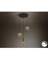 LAMPARA 3L ·SINCRO· NEGRO/ORO