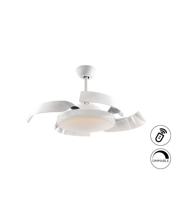 ENZO-VENTILADOR BLANCO DIM