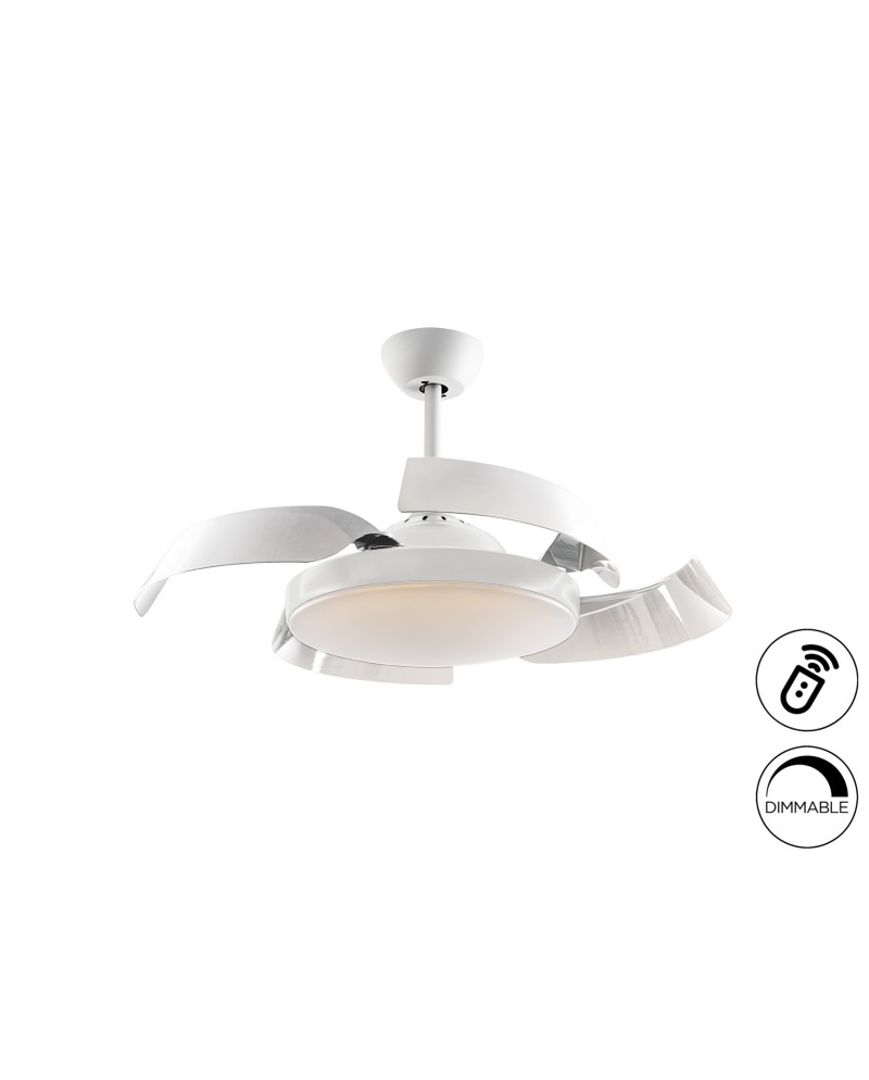 ENZO-VENTILADOR BLANCO DIM